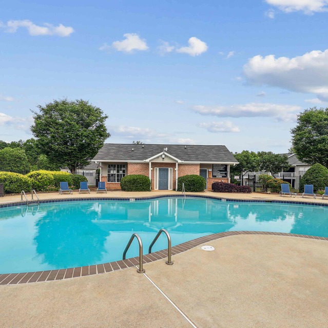 Hampton Point - Pool View with Pool Lounge Chair
